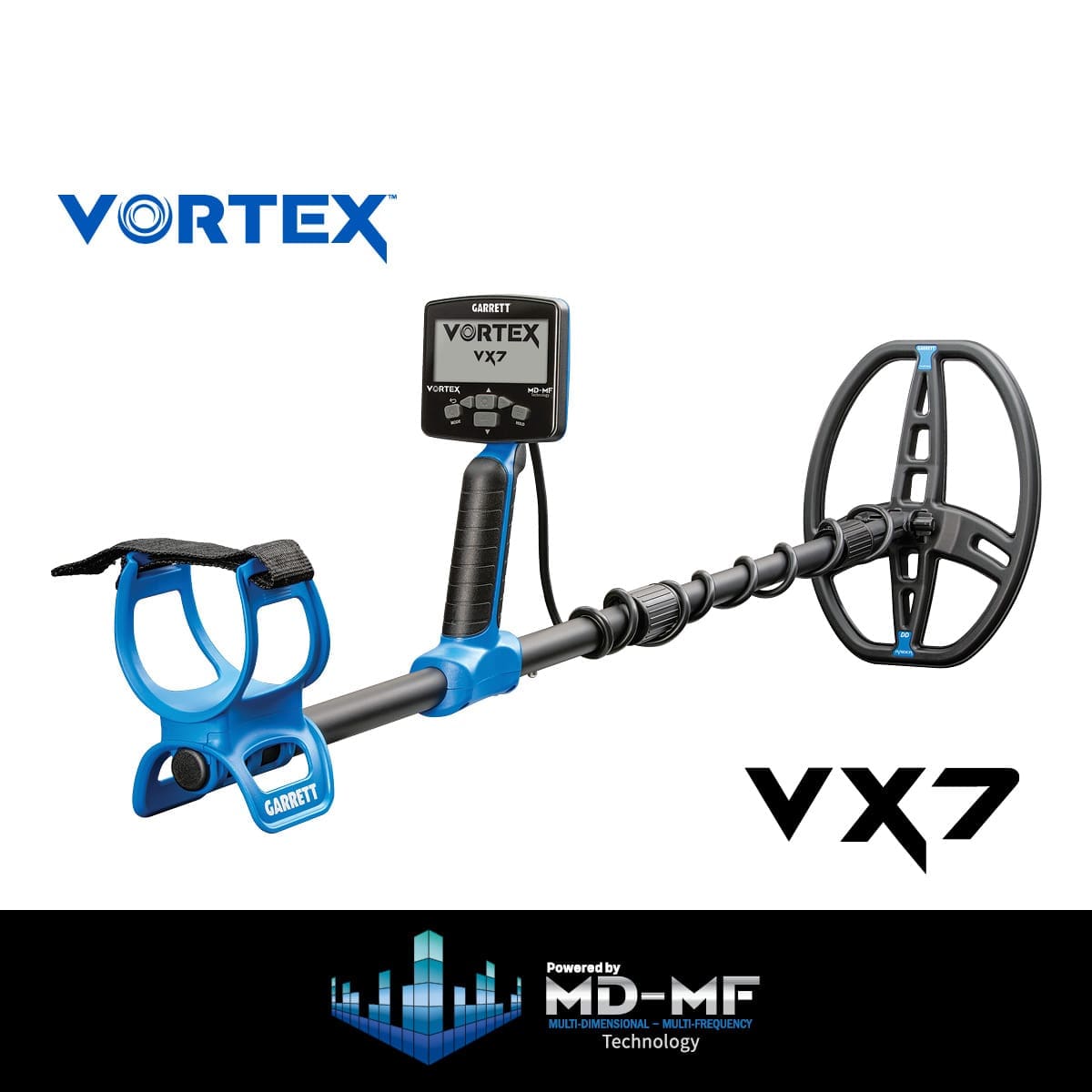 Çorum Garrett Vortex VX7 Dedektör - Katlanabilir gövde, taşıma ve araç içinde saklama tarafında Vortex ailesinin pratik avantajıdır.