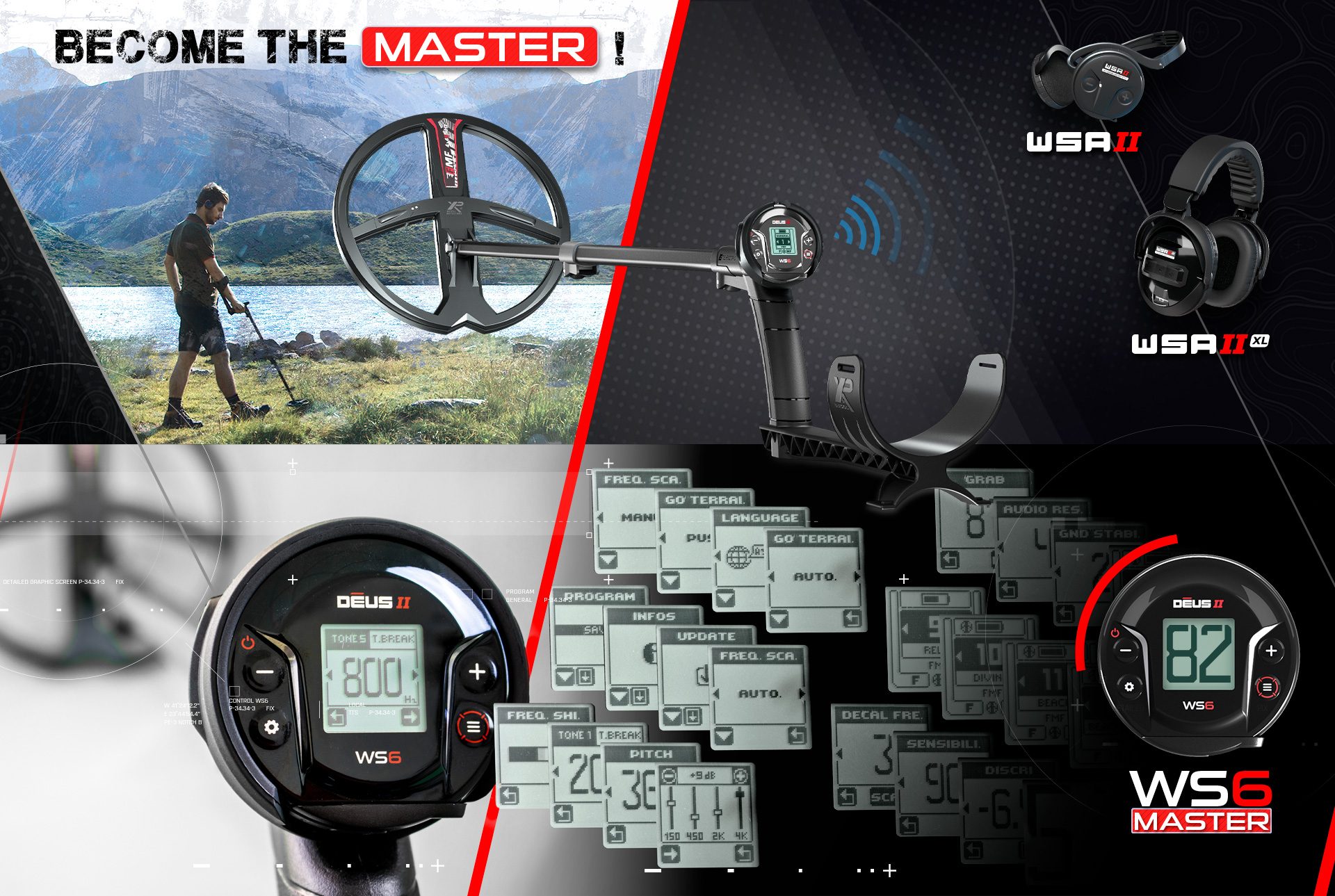 Çorum XP Deus II WS6 MASTER - XP WS6 MASTER Deus 2 saha ve su kullanımı